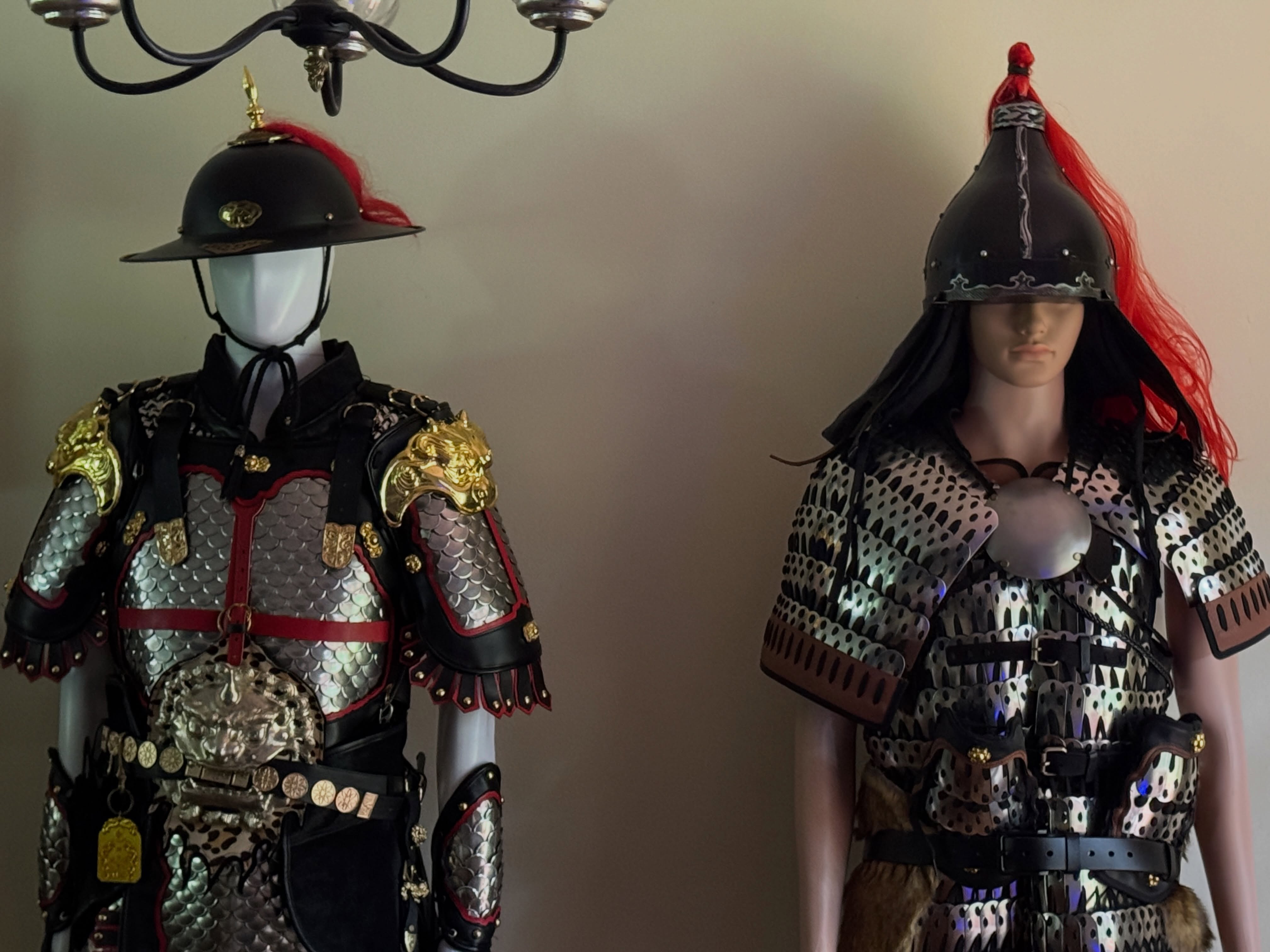 New mannequin for the new authentic handmade historical replica armor. Which is based during the…