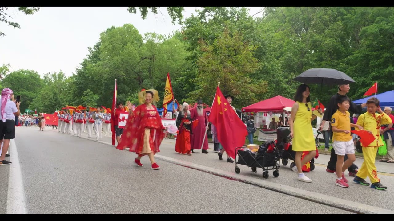 80th OWD Parade of Flags Chinese Garden