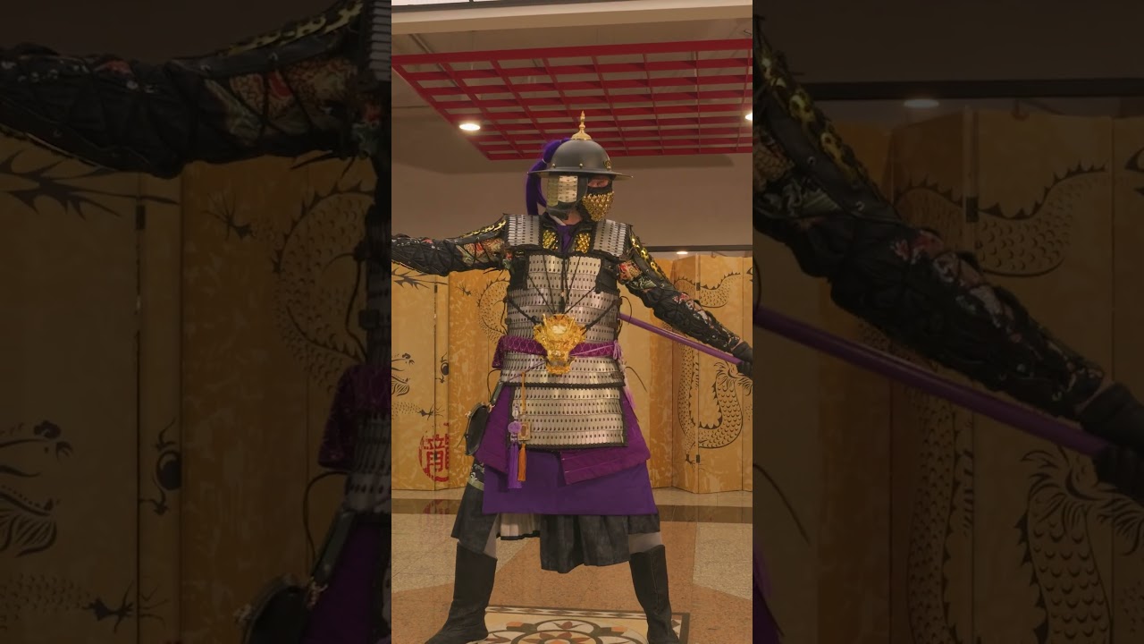 Nik Palmer as Ming Dynasty Jinyiwei real handmade armor that is over 45lbs.